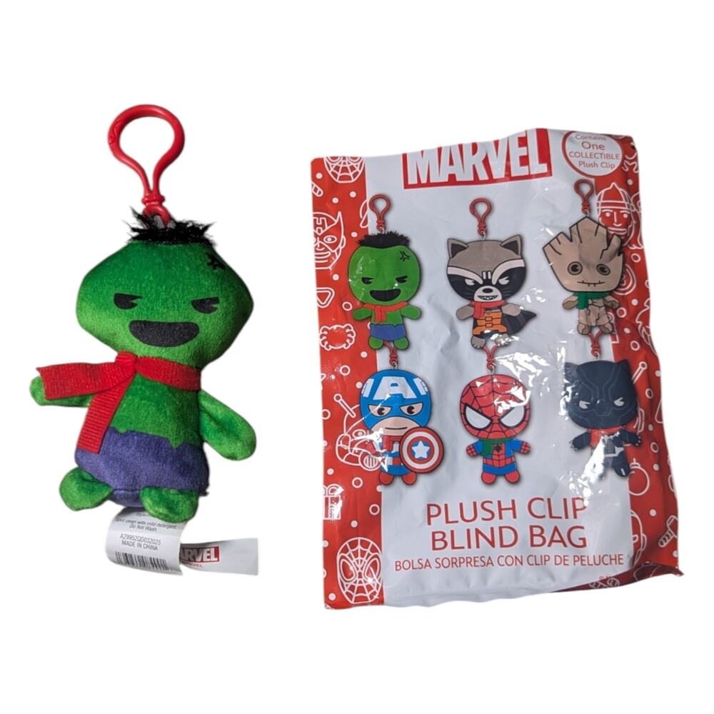 Marvel Moodiverse 4-in Plush Clip Blind Bag By Ruz NWT Plushie Clip